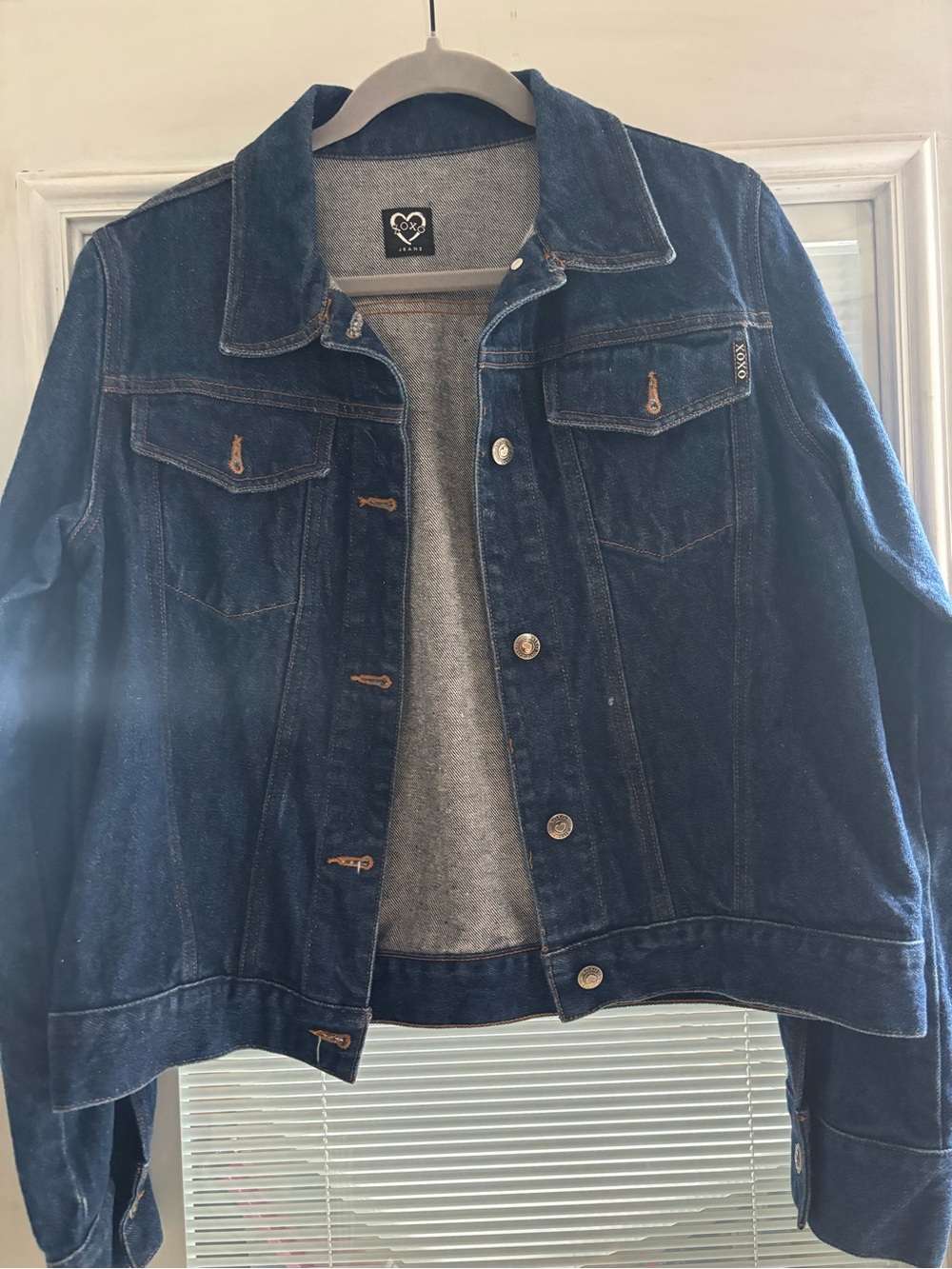 XOXO Indigo Denim Trucker Jacket